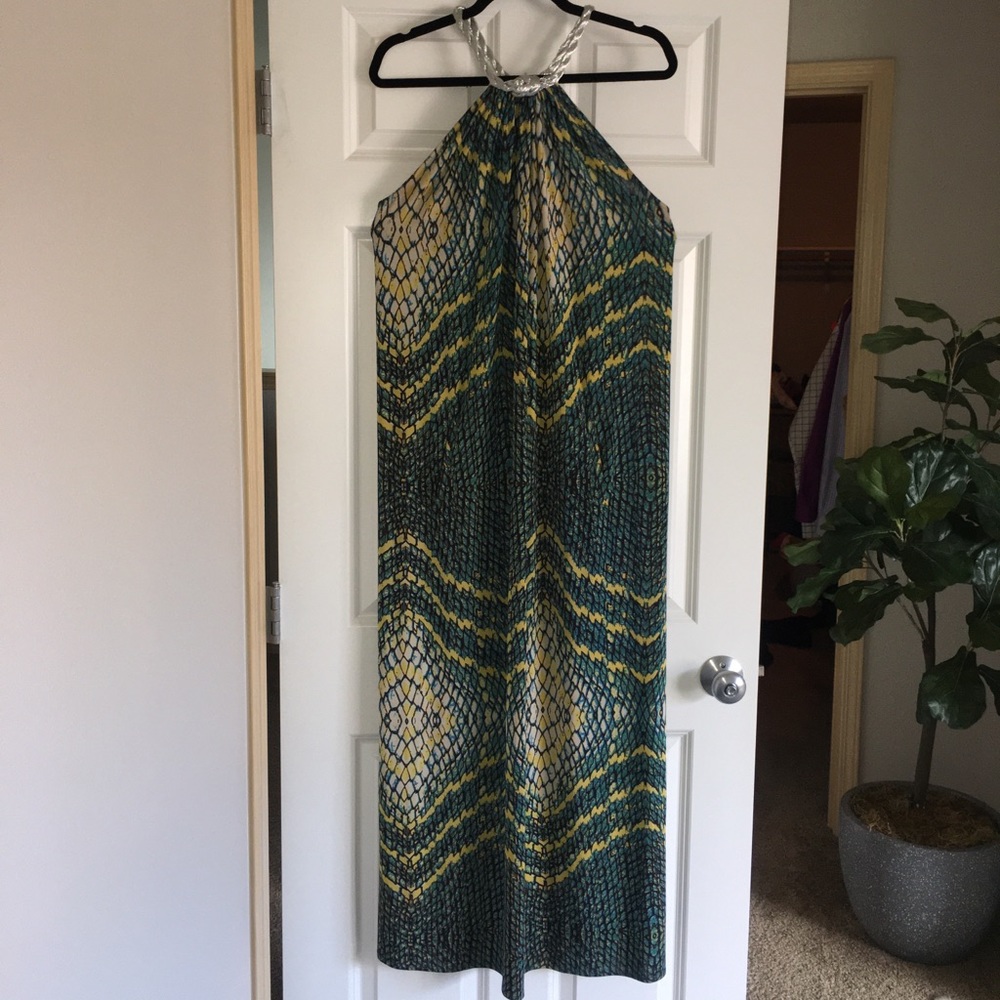 Stretchy Snakeskin Maxi